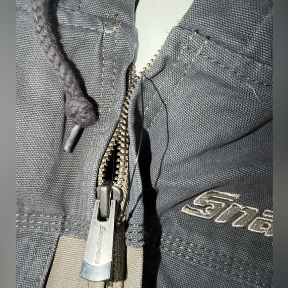 Snap-On Workwear Two-Tone Tan & Grey Jacket NWT Men’s Medium & Large available - Picture 10 of 14